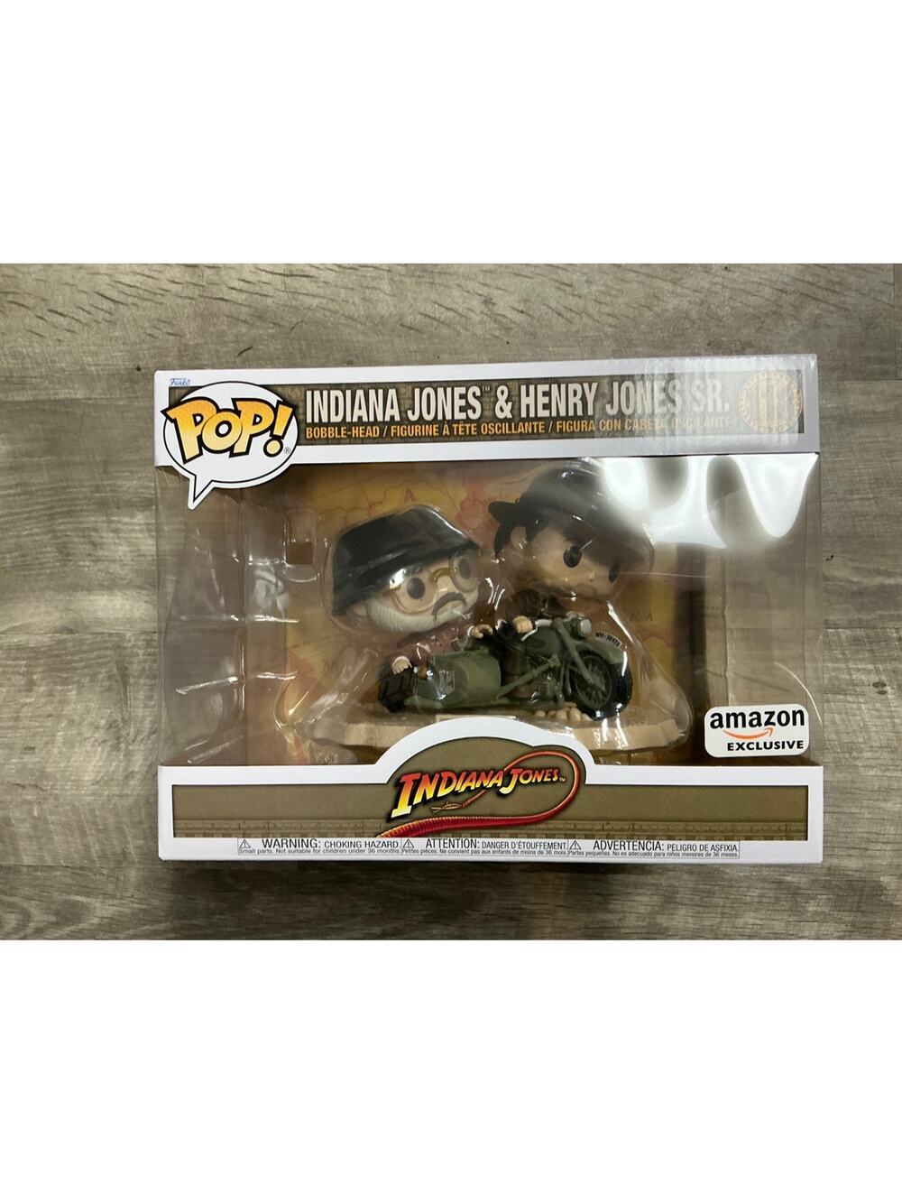 Funko Pop! Super Deluxe Indiana Jones & Henry Jones Sr. Ride